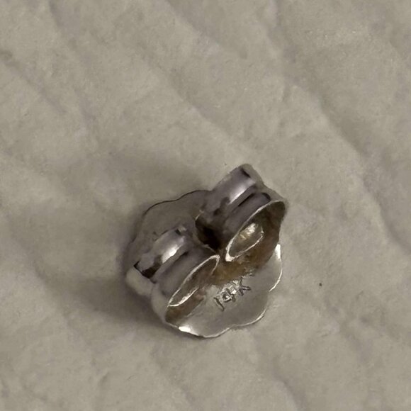 Topaz (5/8 ct. t.w.) Stud Earrings in 14K White Gold - Picture 5 of 5